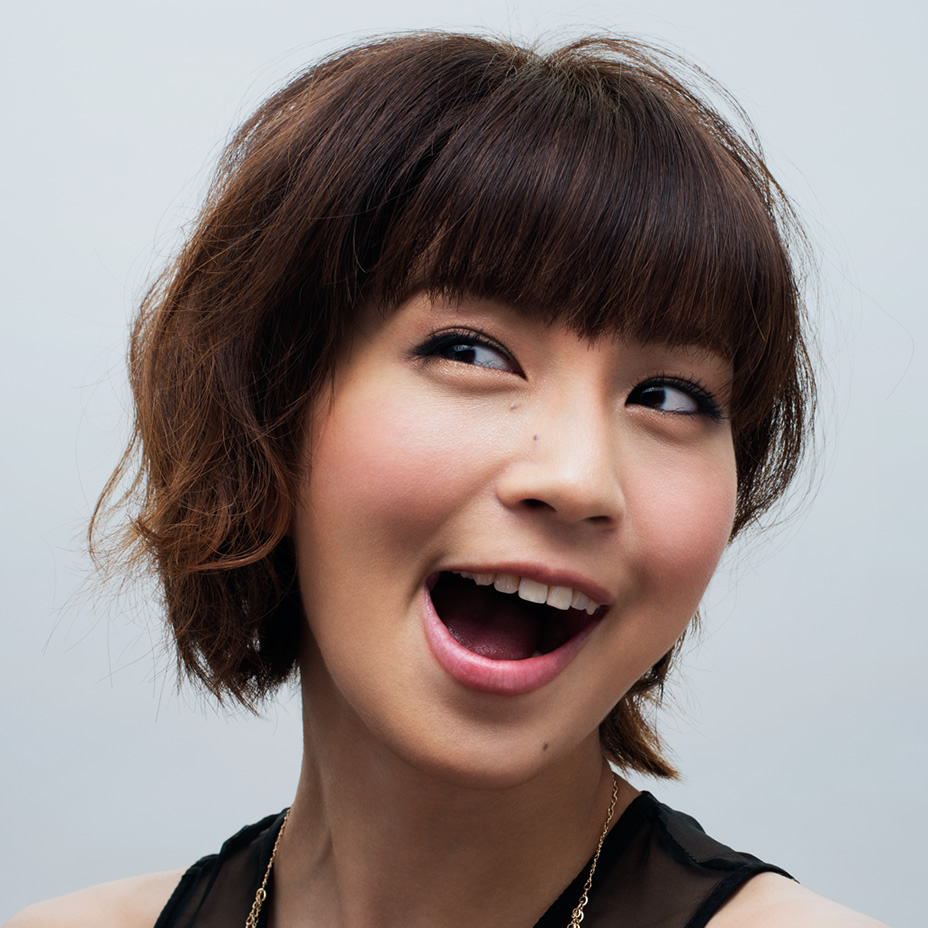 Happy smiling young woman.