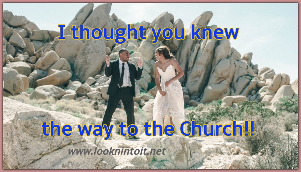 Meme bride and groom